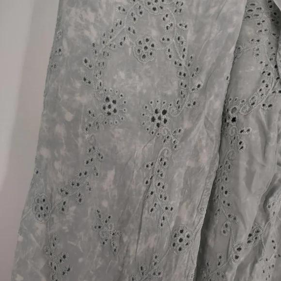 Young Fabulous & Broke Mint Eyelet Wide Leg Pants - Picture 7 of 12